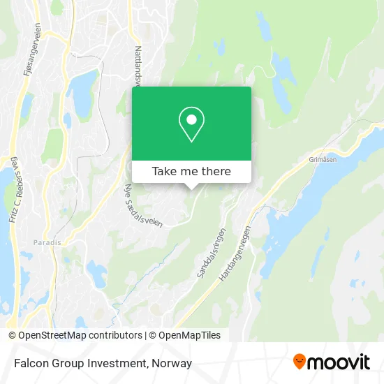 Falcon Group Investment map