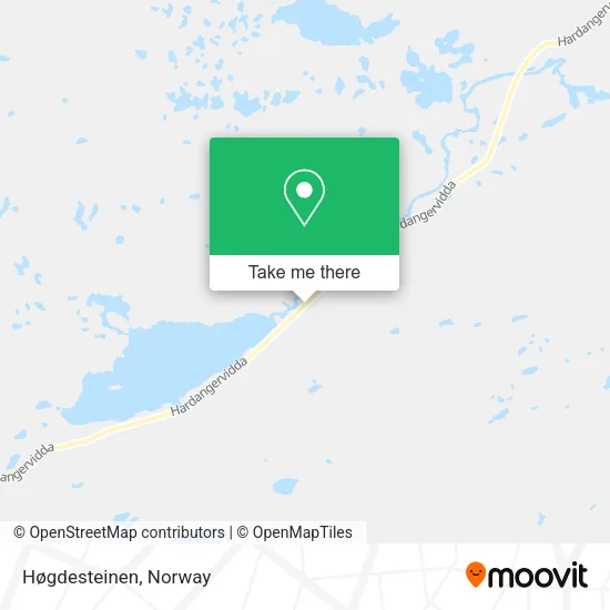 Høgdesteinen map
