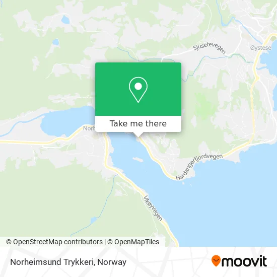 Norheimsund Trykkeri map