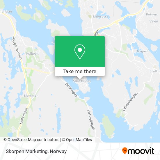 Skorpen Marketing map