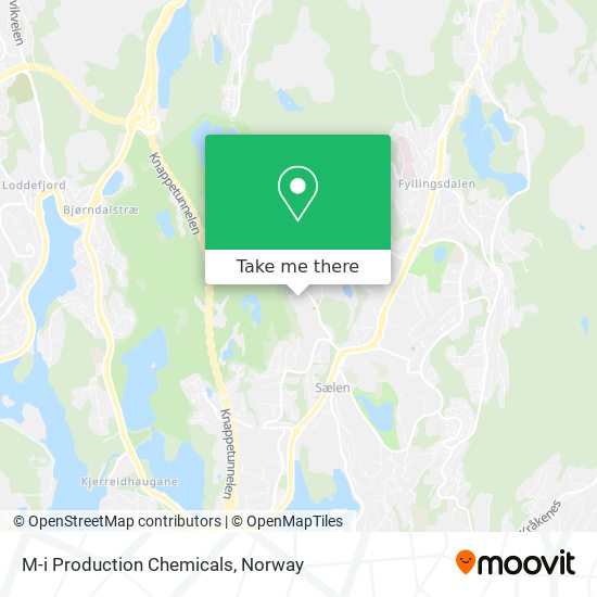 M-i Production Chemicals map