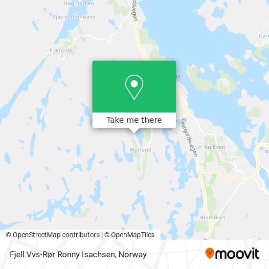 Fjell Vvs-Rør Ronny Isachsen map