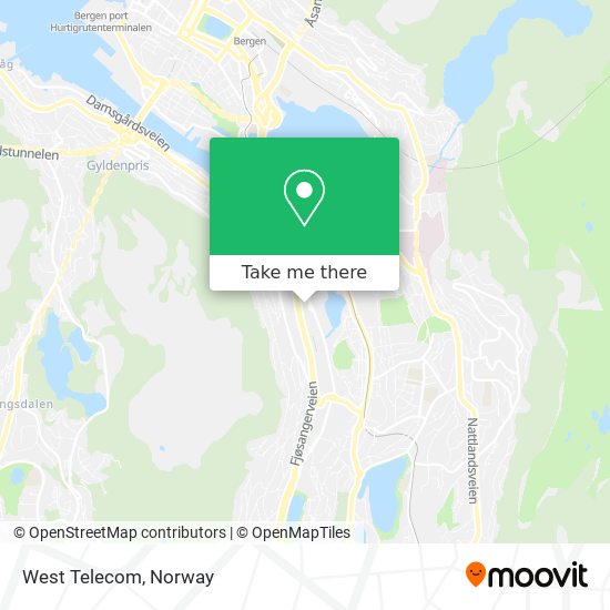 West Telecom map