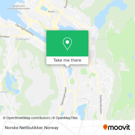 Norske Nettbutikker map
