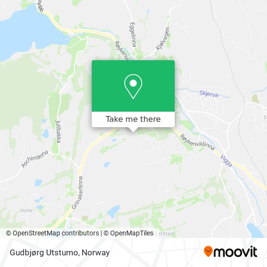 Gudbjørg Utstumo map