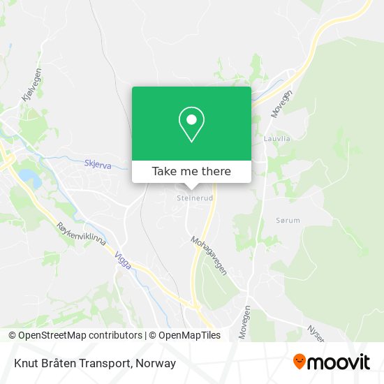 Knut Bråten Transport map