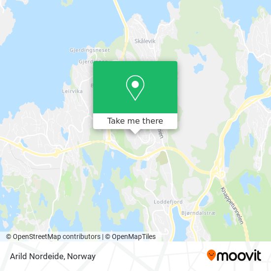 Arild Nordeide map