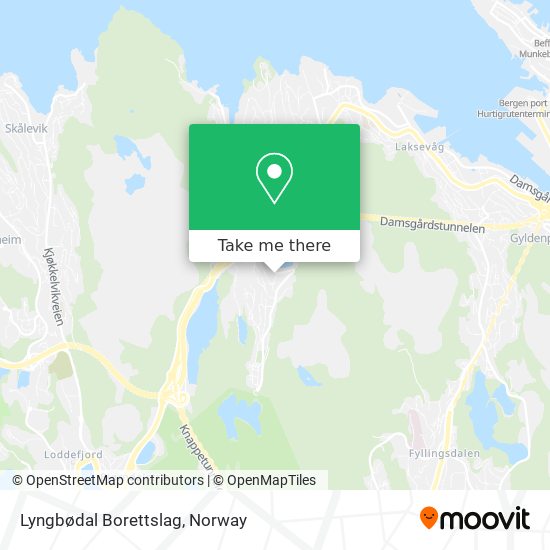 Lyngbødal Borettslag map