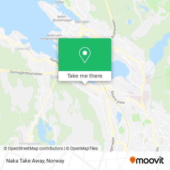 Naka Take Away map