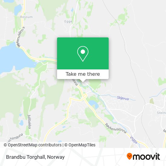 Brandbu Torghall map