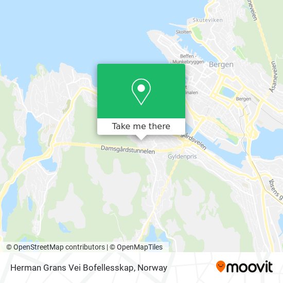 Herman Grans Vei Bofellesskap map