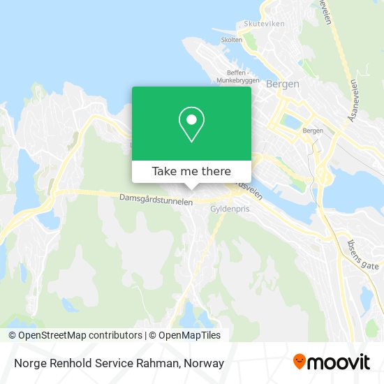 Norge Renhold Service Rahman map