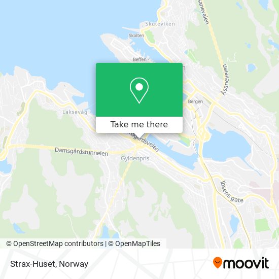 Strax-Huset map