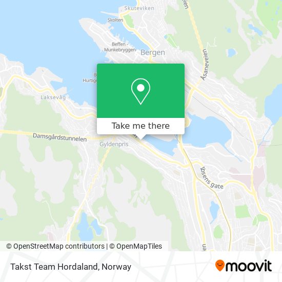 Takst Team Hordaland map
