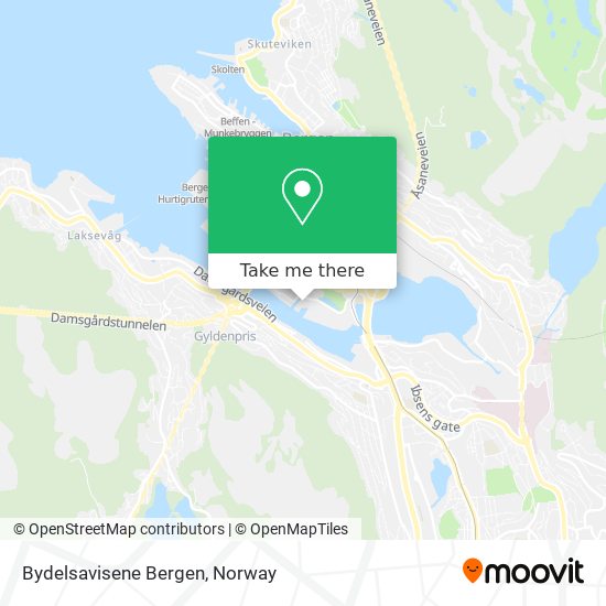 Bydelsavisene Bergen map