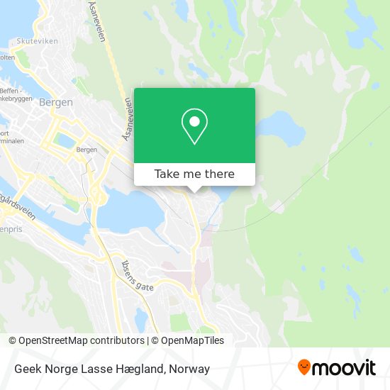 Geek Norge Lasse Hægland map