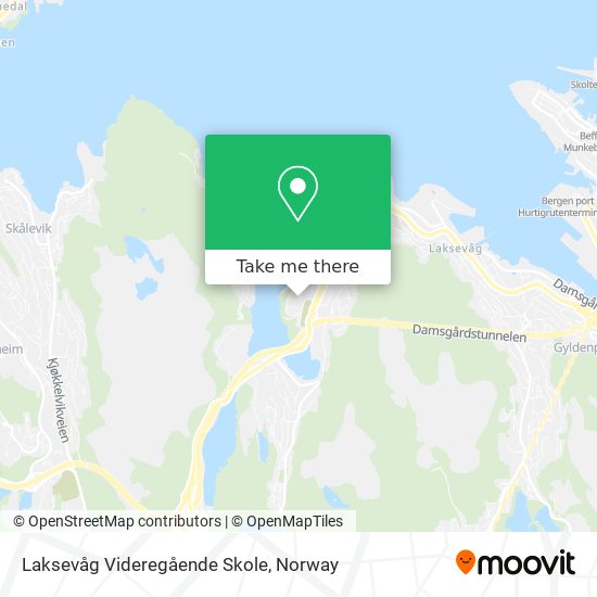 Laksevåg Videregående Skole map