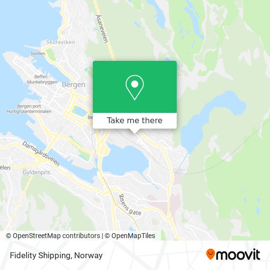 Fidelity Shipping map