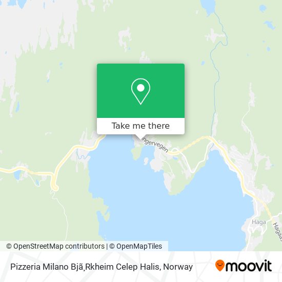 Pizzeria Milano Bjã¸Rkheim Celep Halis map