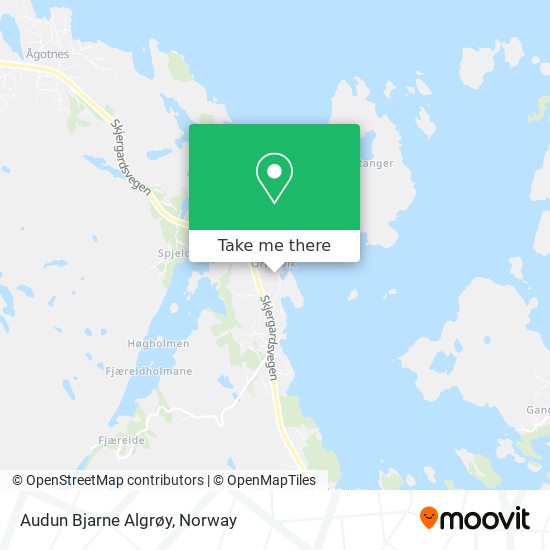 Audun Bjarne Algrøy map