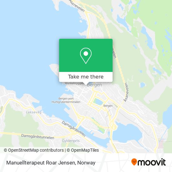 Manuellterapeut Roar Jensen map