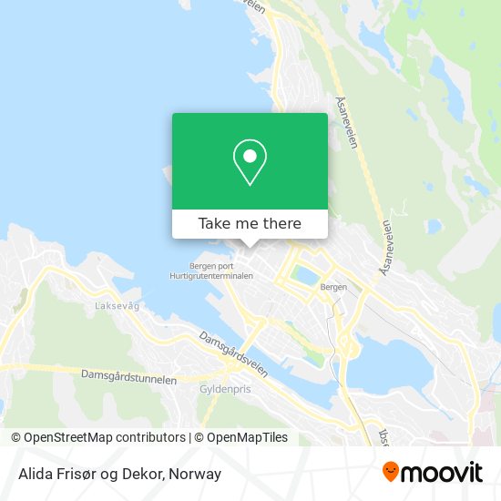 Alida Frisør og Dekor map