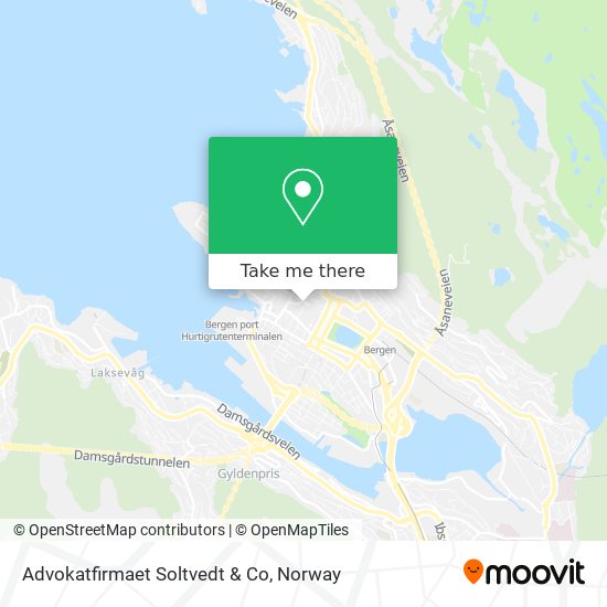 Advokatfirmaet Soltvedt & Co map