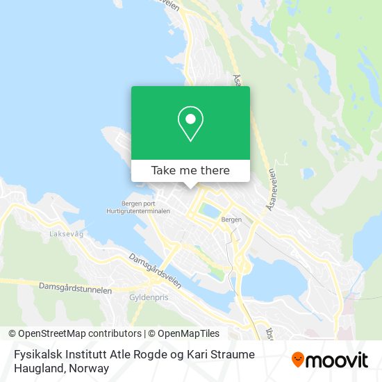 Fysikalsk Institutt Atle Rogde og Kari Straume Haugland map