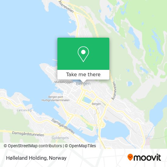 Hølleland Holding map