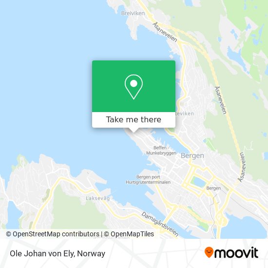 Ole Johan von Ely map