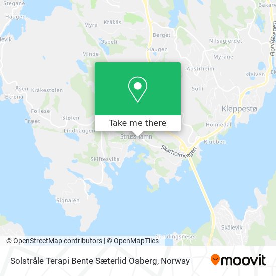 Solstråle Terapi Bente Sæterlid Osberg map