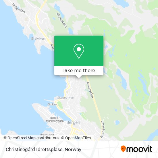Christinegård Idrettsplass map