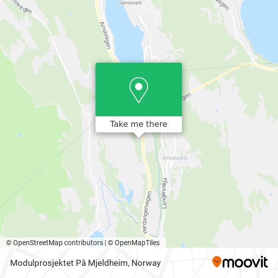 Modulprosjektet På Mjeldheim map