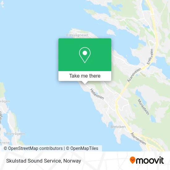 Skulstad Sound Service map