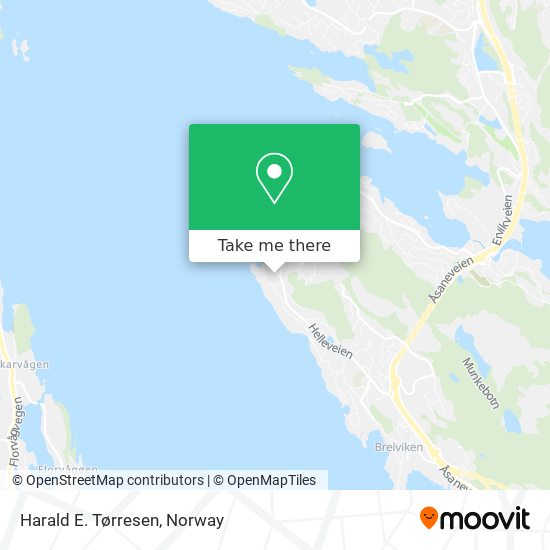 Harald E. Tørresen map