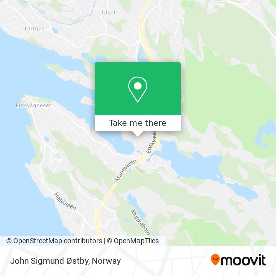 John Sigmund Østby map