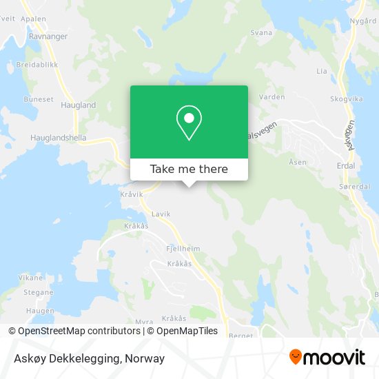 Askøy Dekkelegging map