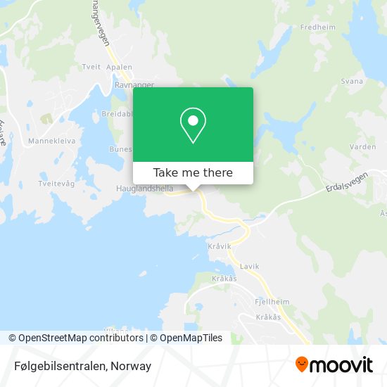 Følgebilsentralen map