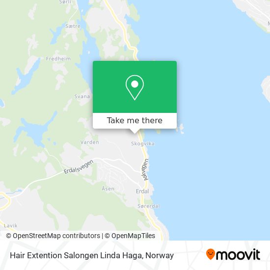 Hair Extention Salongen Linda Haga map