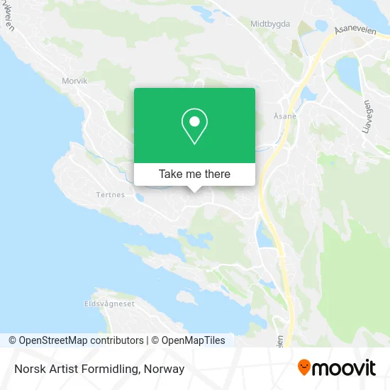 Norsk Artist Formidling map