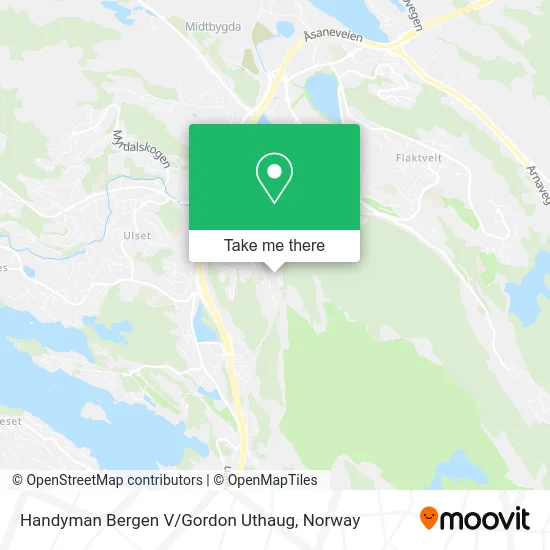 Handyman Bergen V / Gordon Uthaug map