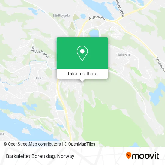 Barkaleitet Borettslag map