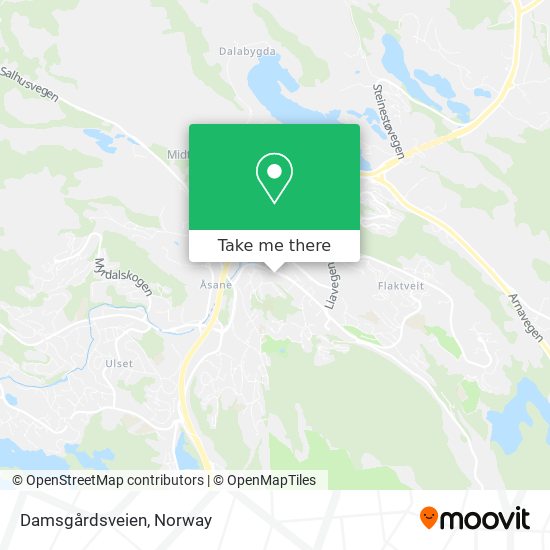 Damsgårdsveien map