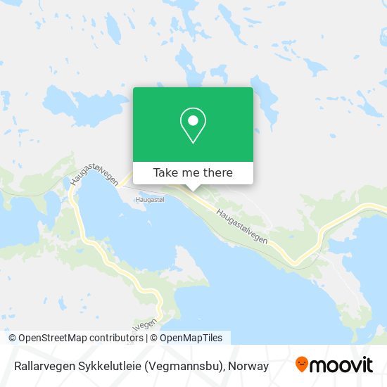 Rallarvegen Sykkelutleie (Vegmannsbu) map