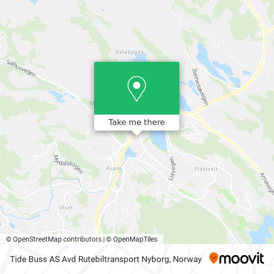 Tide Buss AS Avd Rutebiltransport Nyborg map