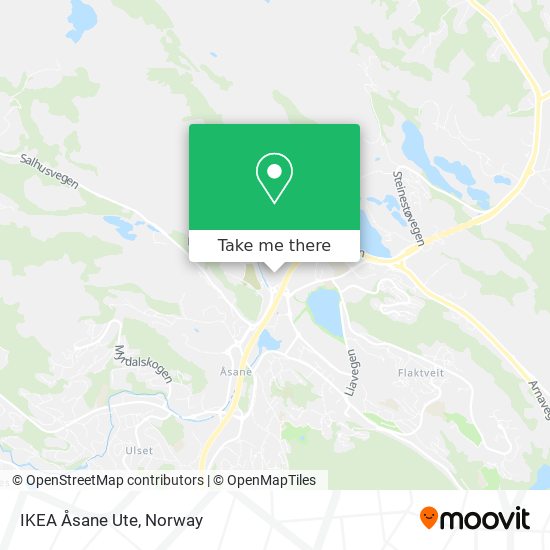 IKEA Åsane Ute map