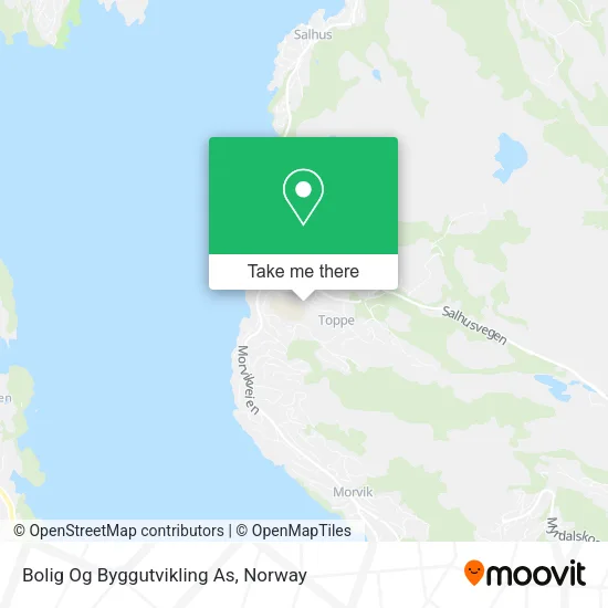 Bolig Og Byggutvikling As map