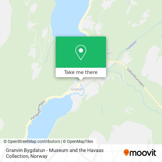 Granvin Bygdatun - Museum and the Havaas Collection map