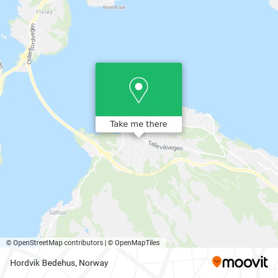 Hordvik Bedehus map