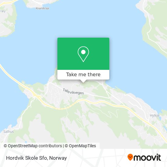 Hordvik Skole Sfo map